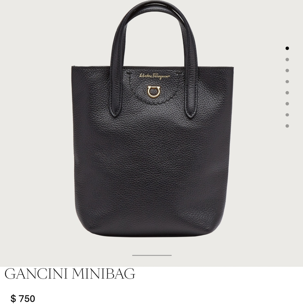 NWT Ferragamo Gancini Minibag